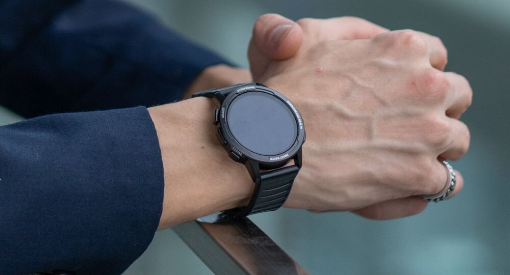 Smartwatch BEMI Tracker ekran bateria czujniki zdrowie sport pasek ładowanie pojemność rozdzielczość łączność sterowanie krew puls rozmowy smartfon aplikacja