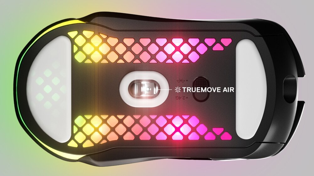 Mysz STEELSERIES Aerox 5 prędkość światła lekka mysz programowalne przyciski ochrona aqua rewolucja kontrola PTFE  RGB kabel chwyt komfort bluetooth