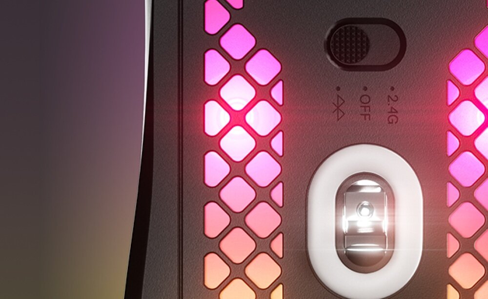 Mysz STEELSERIES Aerox 5 prędkość światła lekka mysz programowalne przyciski ochrona aqua rewolucja kontrola PTFE  RGB kabel chwyt komfort bluetooth