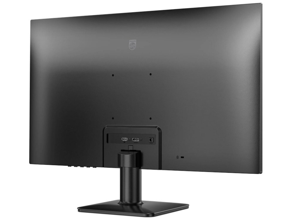 Monitor PHILIPS 27E2N1500L na białym tle - zdjęcie tyłu obudowy.
