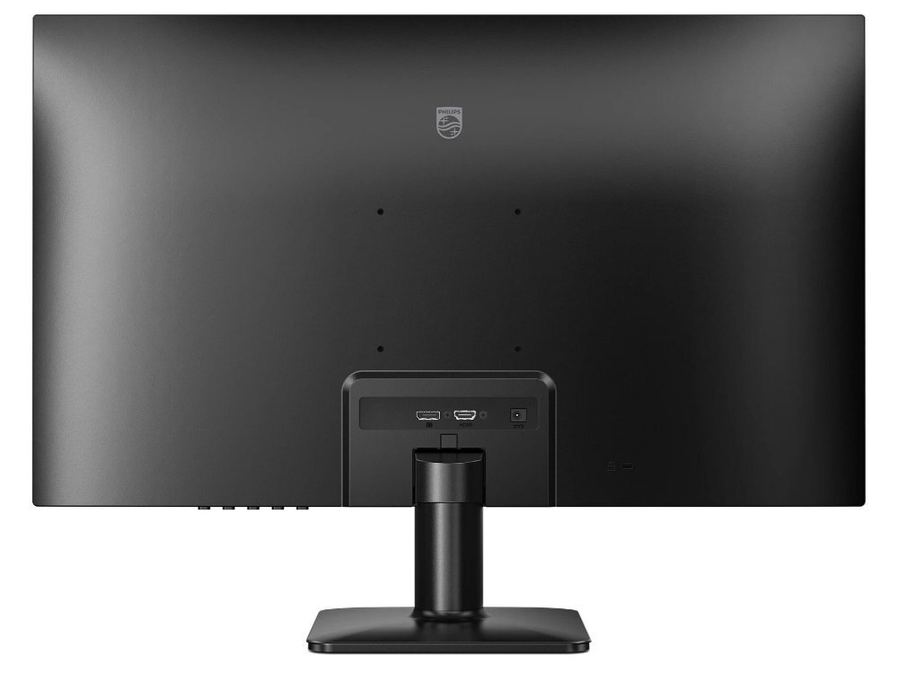 Monitor PHILIPS 27E2N1500L na białym tle - zdjęcie tyłu obudowy.