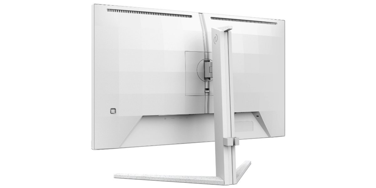 Monitor PHILIPS 27M2N3501PA na białym tle - tył obudowy.