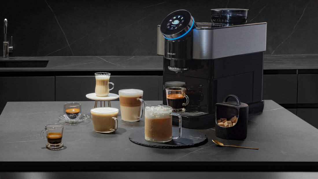 Ekspres CECOTEC Cremmaet Spin moc i ciśnienie smak aroma System Thermoblockt szybkie nagrzewanie kawa w zaledwie kilka sekund