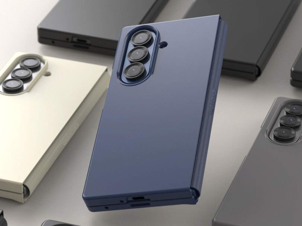 Etui ARAREE Aero Flex do Samsung Galaxy Z Fold 7 Czarny prezentacja różnych wariantów kolorystycznych etui odporne na zarysowania wzmocnione narożniki wygodny przycisk boczny