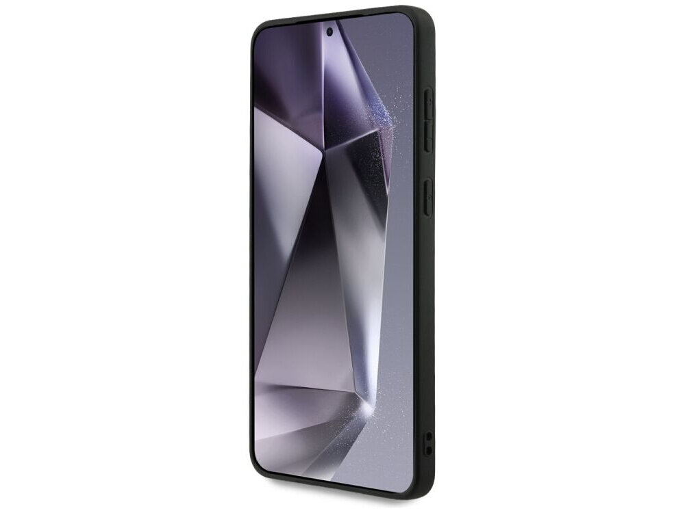 Guess 4G Ring Classic Logo MagSafe dopasowane etui Galaxy S25 Edge z dostępem do portów i przycisków