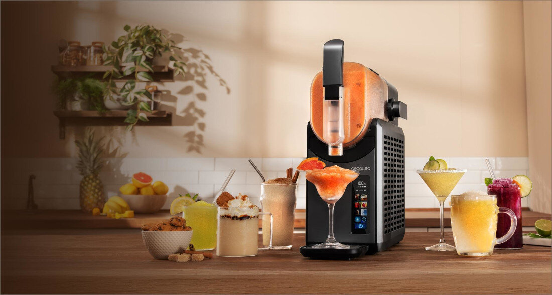 Maszynka do slushy  granitor CECOTEC Twist&Ice 2600 zdjęcie lifestyle Mrożone przysmaki w kilka chwil