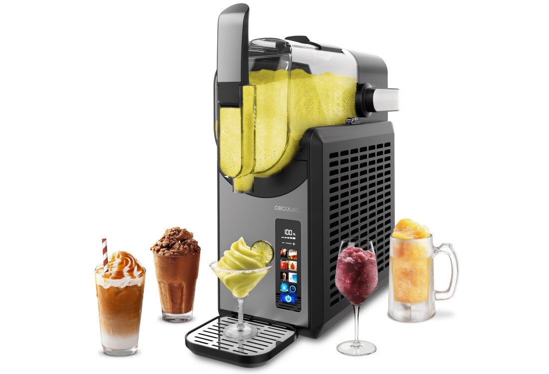 Maszynka do slushy  granitor CECOTEC Twist&Ice 2600 zdjęcie lifestyle Ergonomiczny uchwyt specjalny dzióbek  Funkcja czyszczenia