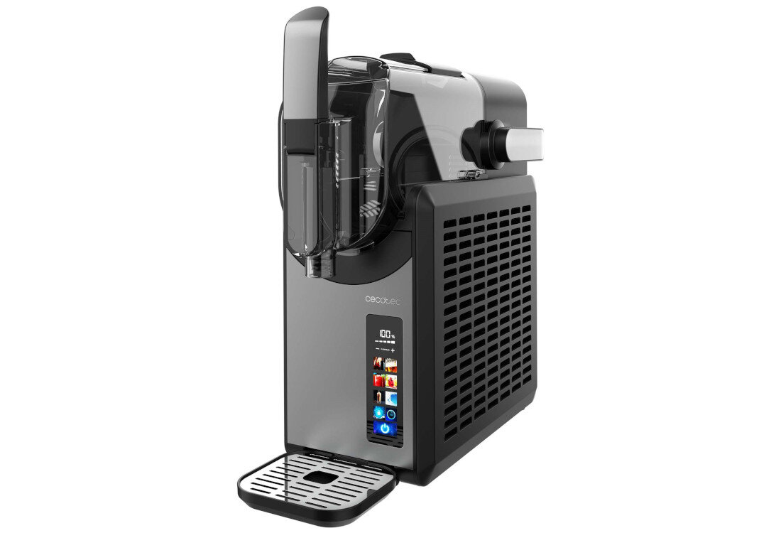 Maszynka do slushy  granitor CECOTEC Twist&Ice 2600 zdjęcie lifestyle  Wydajna praca Silnik o mocy 220 W Czas pracy wynoszący od 15 do 60 minut Pojemność 2,6 l 
