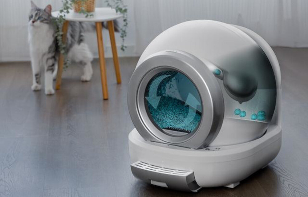 Kuweta dla kota CECOTEC Pumba 7000 CleanKitty Compact Connected Samoczyszczące działanie Samoczyszczący mechanizm Tryb automatyczny, ręczny i programowalny   dopasowanie działanie