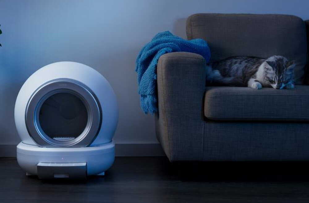 Kuweta dla kota CECOTEC Pumba 7000 CleanKitty Compact Connected Cicha praca Niski poziom hałasu  Cicha praca komfort wygoda