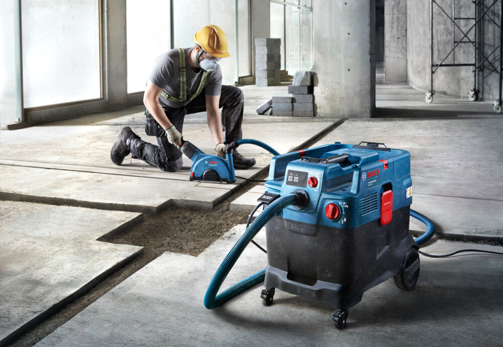 Odkurzacz warsztatowy BOSCH Professional Gas 400 A maksymalna wydajnosc bezpieczenstwo dla profesjonalistow niezawodny bezpieczny wszechstronny w niewielkich warsztatach