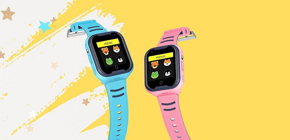 Smartwatch BEMI Fun 4G łączność dzieci aparat głos sledzenie funkcje pasek gry ładowanie
