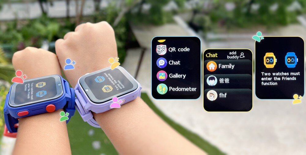 Smartwatch BEMI Play2 dodaj przyjaciela 