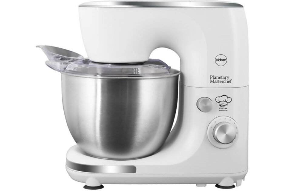 Robot kuchenny planetarny ELDOM WRK2500 600W z blenderem kielichowym design wyglad wykonanie do kazdej kuchni