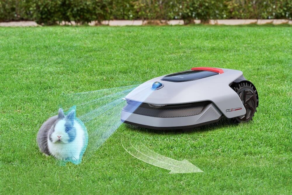 Robot koszący DREAME A1 Pro wizualizacja wykrywania przeszkody obsługa punktów danych 3d w chmurze inteligentne algorytmy