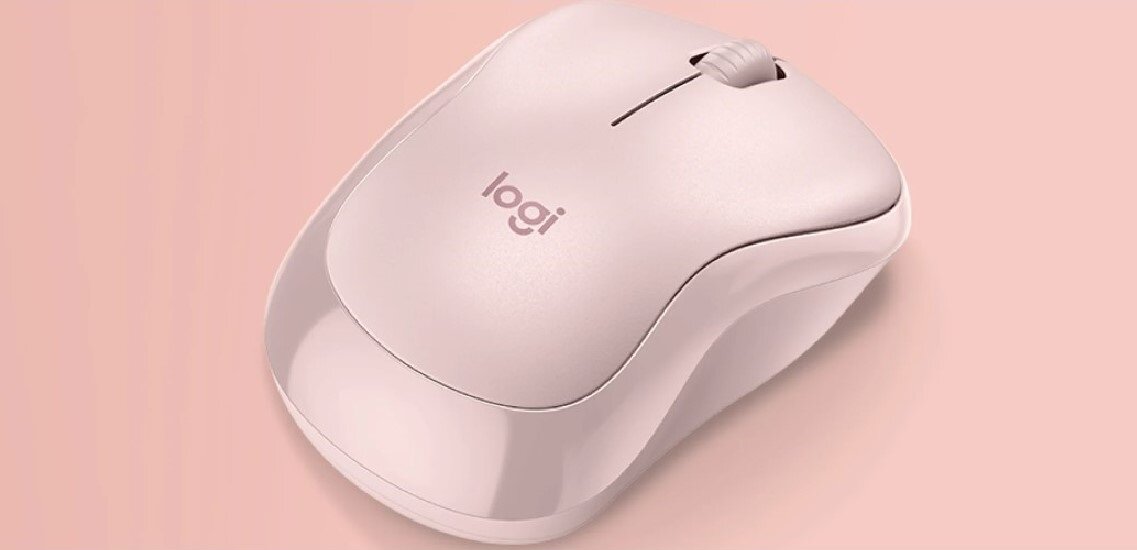 Mysz LOGITECH M240 Silent Nowoczesny design doskonała wydajność Zasięg pracy Ergonomiczny kształt Bezprzewodowa swoboda Cicha praca Żywotność baterii Zasilanie