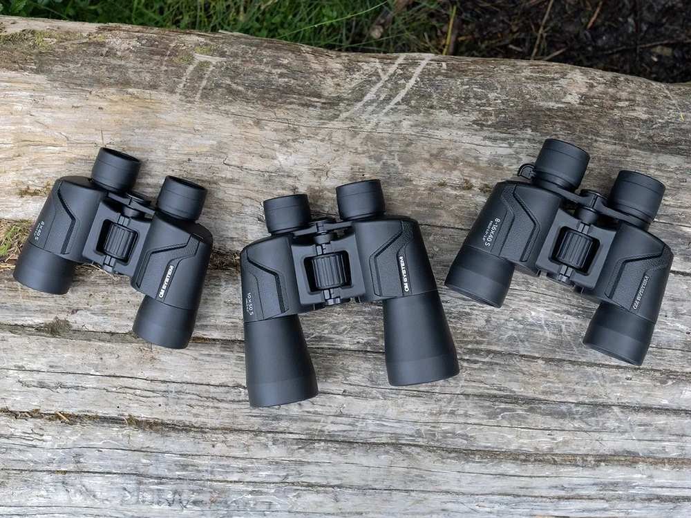 Lornetka OM System (Olympus) 10x50 S ergonomia gumowany uchwyt korekcja dioptrii