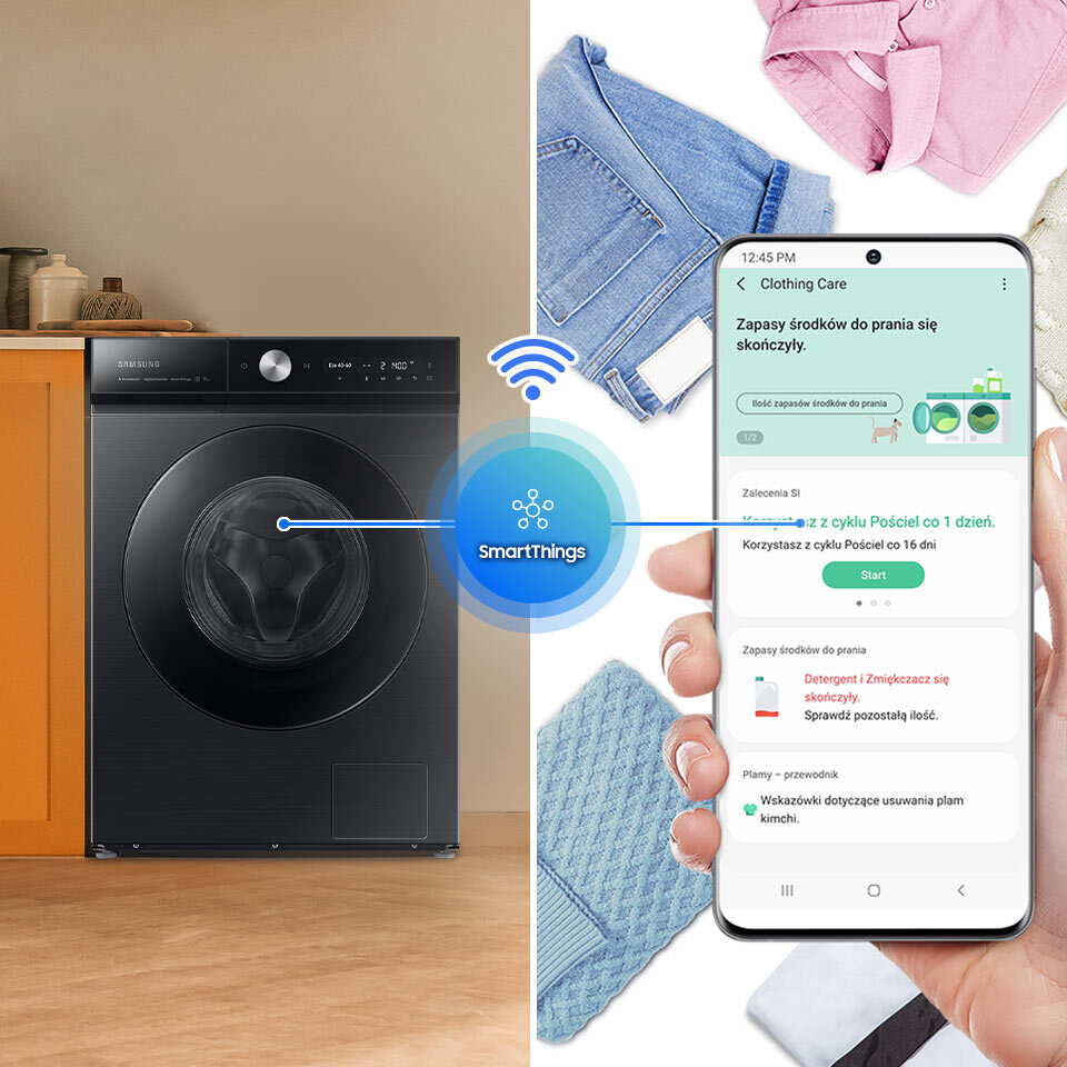 Na grafice pokazano przykładowe powiadomienia wyświetlane w aplikacji mobilnej SmartThings Na grafice pokazano przykładowe powiadomienia wyświetlane w aplikacji mobilnej SmartThings