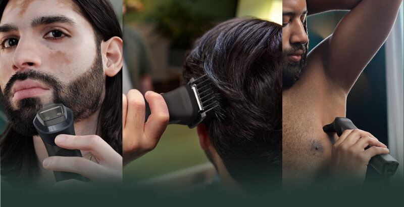 Jednym urządzeniem dopracuj włosy na twarzy, głowie i ciele