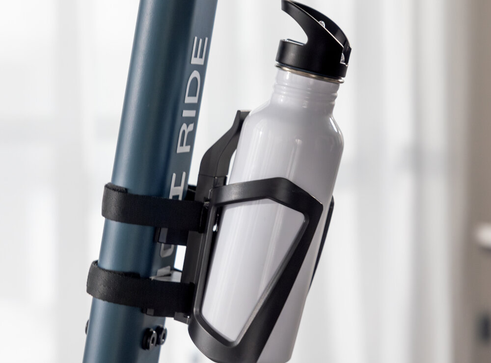 Rower magnetyczny KETTLER Hoi Ride Granatowy do intensywnego treningu uchwyt na bidon