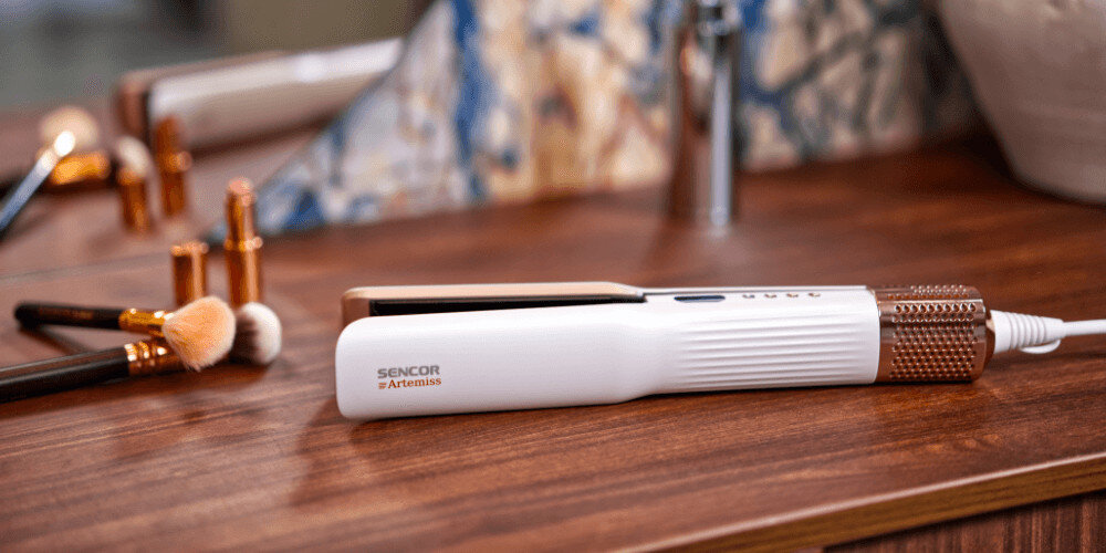 Aeroprostownica SENCOR Artemiss SHI 9100RS Skuteczne suszenie Bezszczotkowy silnik prądu stałego BLDC do 110 000 obr./min funkcja jonizacji chroni włosy redukując ich puszenie i elektryzowanie