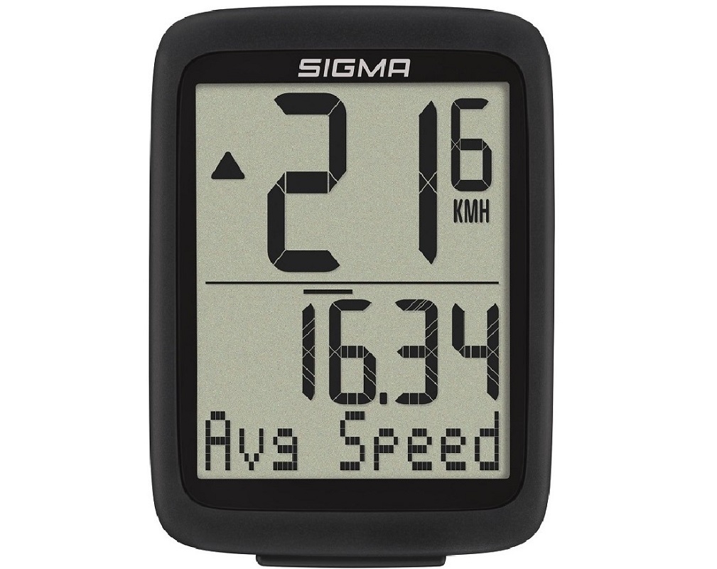 Licznik rowerowy SIGMA BC 8.0 WR Kompaktowy ergonomiczny funkcjonalny rowerzyści rower trening Wyświetlacz Funkcje pomiarowe