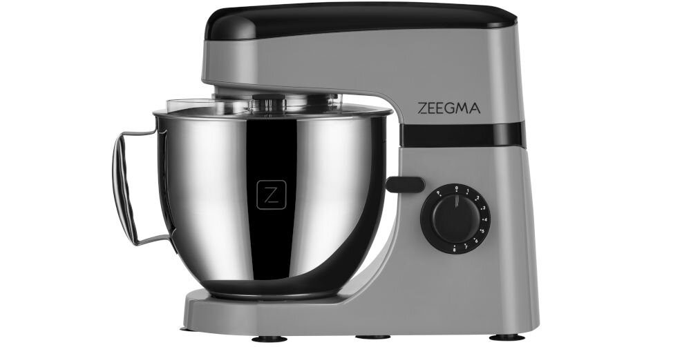 Robot kuchenny planetarny ZEEGMA Planeet Mix 1000W Szary kompaktowa budowa wysoka funkcjonalność niewielkie wymiary szereg udogodnień szybkie wygodne efektywne przygotowywanie posiłków przestronność wygoda w kuchni 
