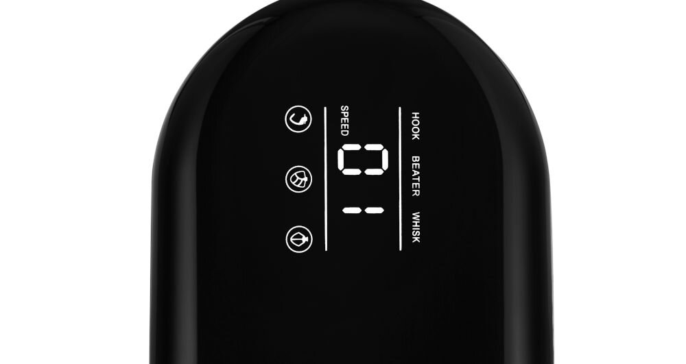 Robot kuchenny planetarny ZEEGMA Planeet Mix 1000W Szary w pełni dotykowy wyświetlacz trzy automatyczne tryby pracy panel dotykowy prosty intuicyjny w obsłudze optymalna czułość na dotyk szybkie precyzyjne reagowanie na polecenia komfort użytkowania 