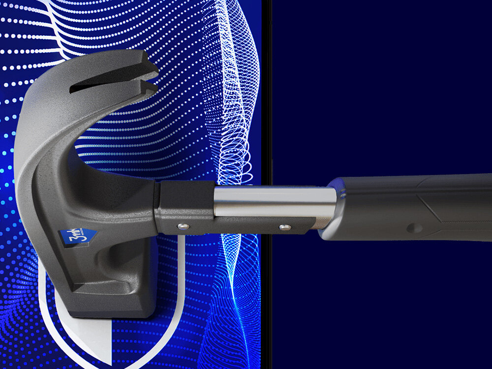 3MK FlexibleGlass Pro upadku smartfona na twardy beton przed zarysowaniem i pęknięciem Odporność na upadek z aż 4 m testach - młotek na ekranie smartfona