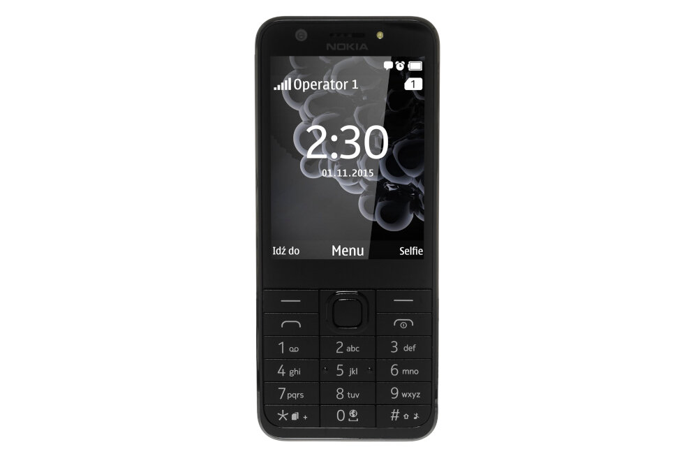 TELEFON GSM NOKIA 230 DUAL SIM SZARY ekran wyświetlacz funkcje