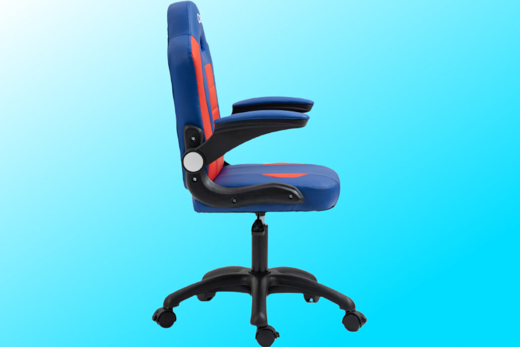 Fotel COBRA Junior Pro Czerwono-niebieski dziecko wygoda zabawa komfort nauka wytrzymałość regulacja