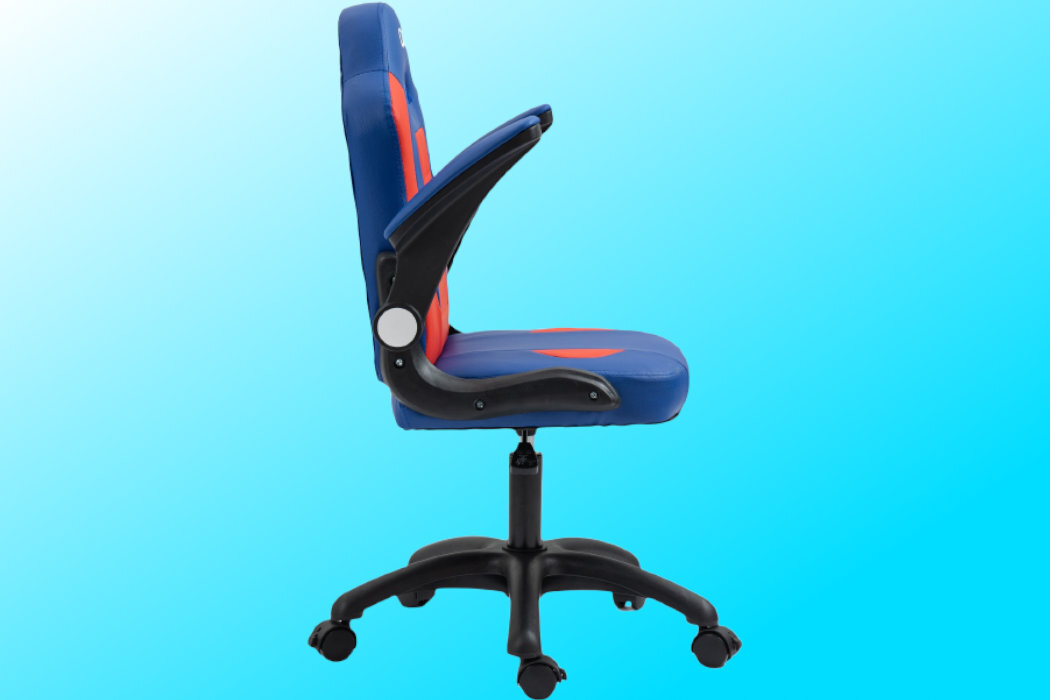 Fotel COBRA Junior Pro Czerwono-niebieski dziecko wygoda zabawa komfort nauka wytrzymałość regulacja