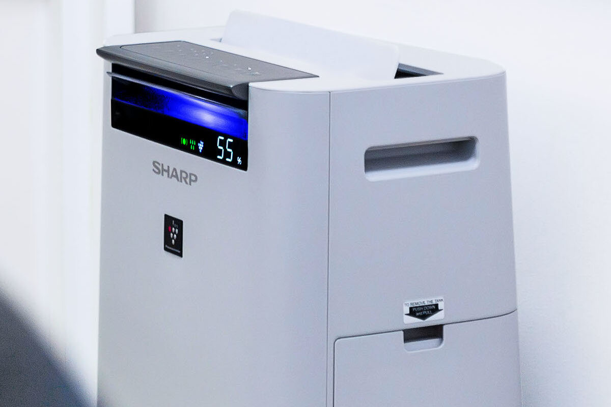 Oczyszczacz powietrza SHARP UA-HG50E-L Plasmacluster wyswietlacz