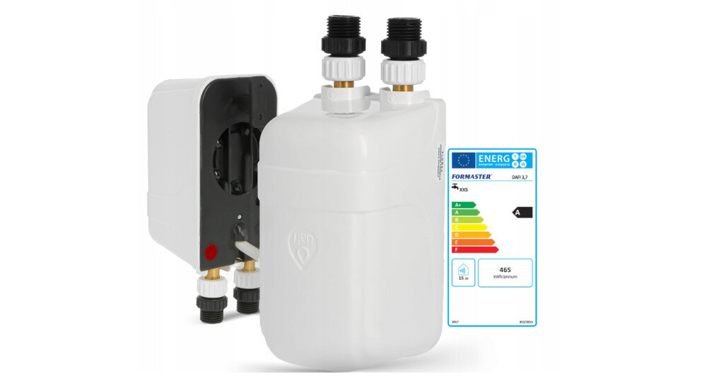 PRZEPŁYWOWY PODGRZEWACZ WODY DAFI 5,5 KW Z PRZYŁĄCZEM napięcie zasilanie oszczędne oszczędność wody energii