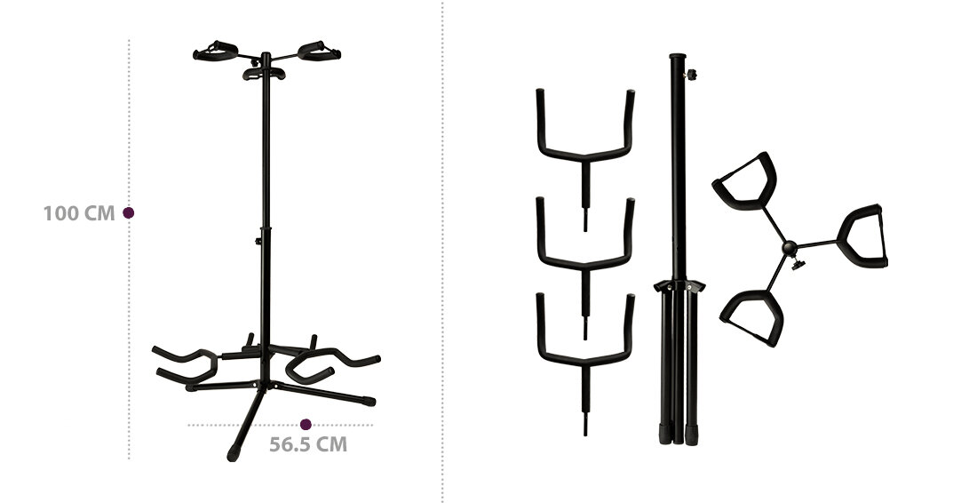 Statyw gitarowy MUSICMATE MM-AG55 Legato zestaw