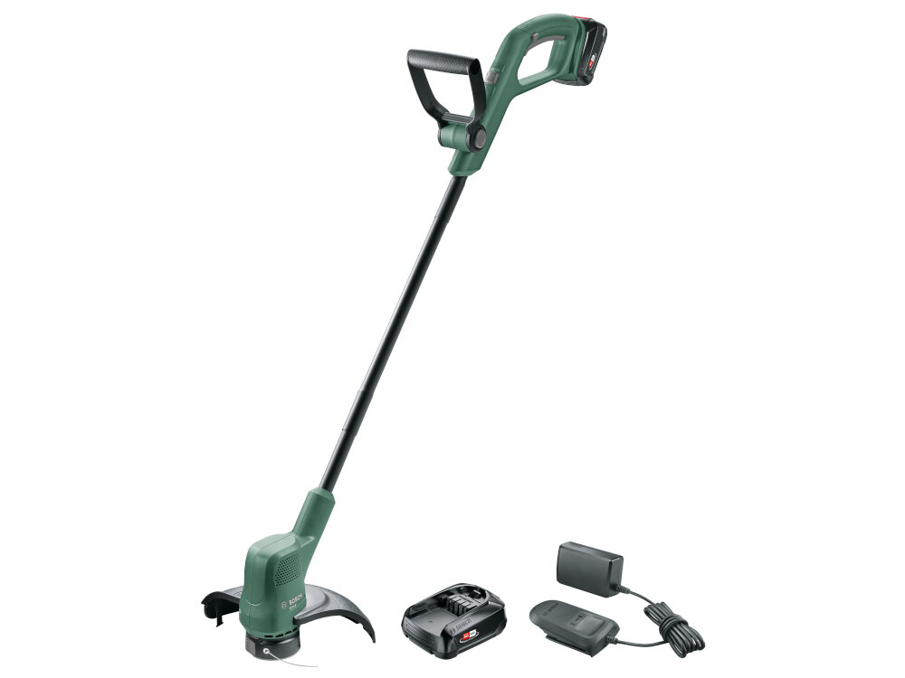 Podkaszarka akumulatorowa BOSCH EasyGrassCut 18V-260 06008C1C05 zestaw dwa akumulatory ladowarka dokumentacja