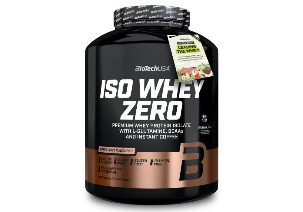 Odżywka białkowa BIOTECH Iso Whey Zero Caffe Latte (1816 g) Bez cukru
