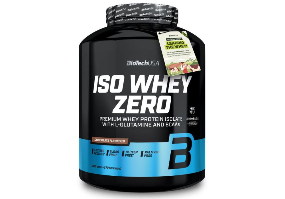 Odżywka białkowa BIOTECH Iso Whey Zero Czekoladowy (1816 g) Bez cukru