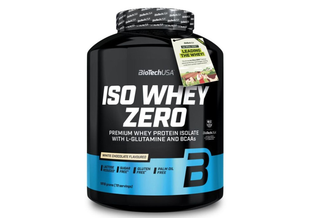 Odżywka białkowa BIOTECH Iso Whey Zero Biała czekolada (1816 g) Bez cukru