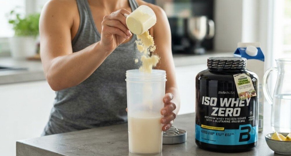 Odżywka białkowa BIOTECH Iso Whey Zero Sernik-cytrynowy (1816 g) Bez cukru