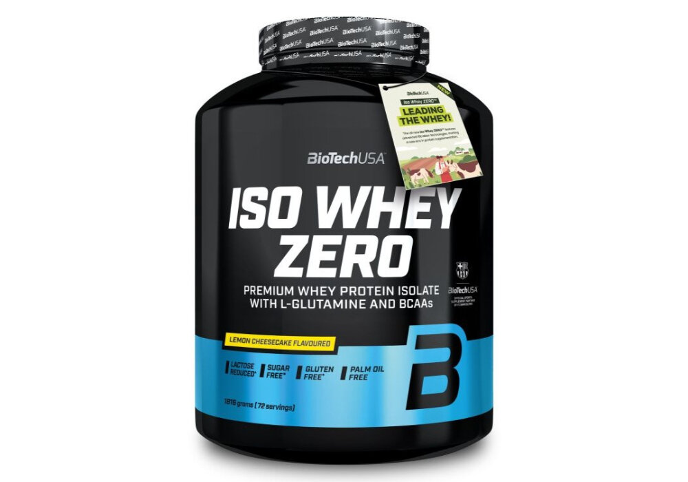 Odżywka białkowa BIOTECH Iso Whey Zero Sernik-cytrynowy (1816 g) Bez cukru