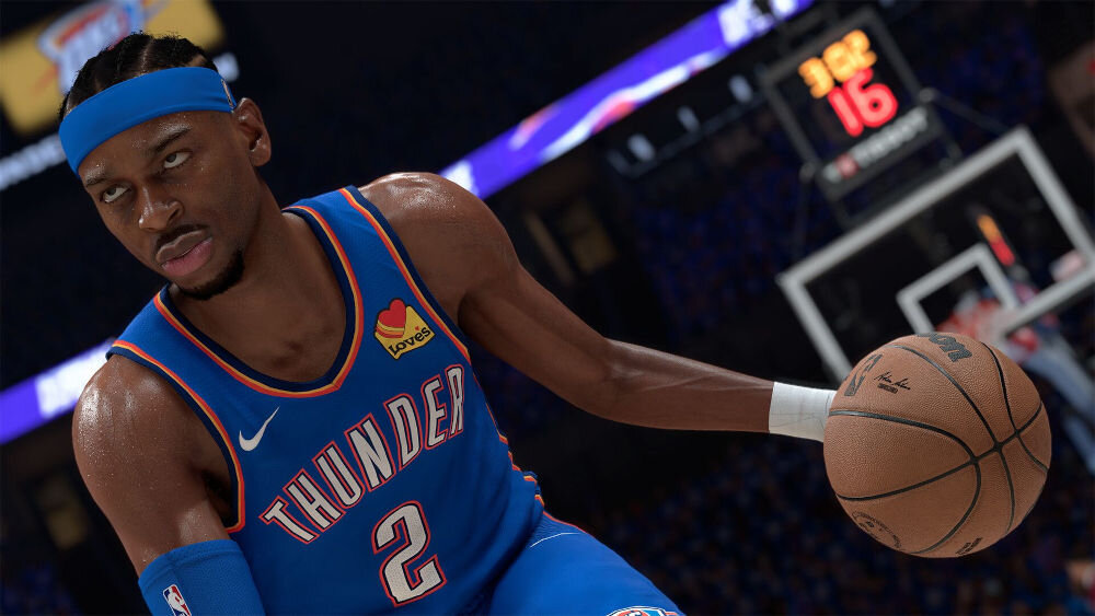 NBA 2K26 Gra NINTENDO SWITCH 2
						prezentacja urywku z gry kozłujący mężczyzna tryby buduj reputację na wirtualnym parkiecie