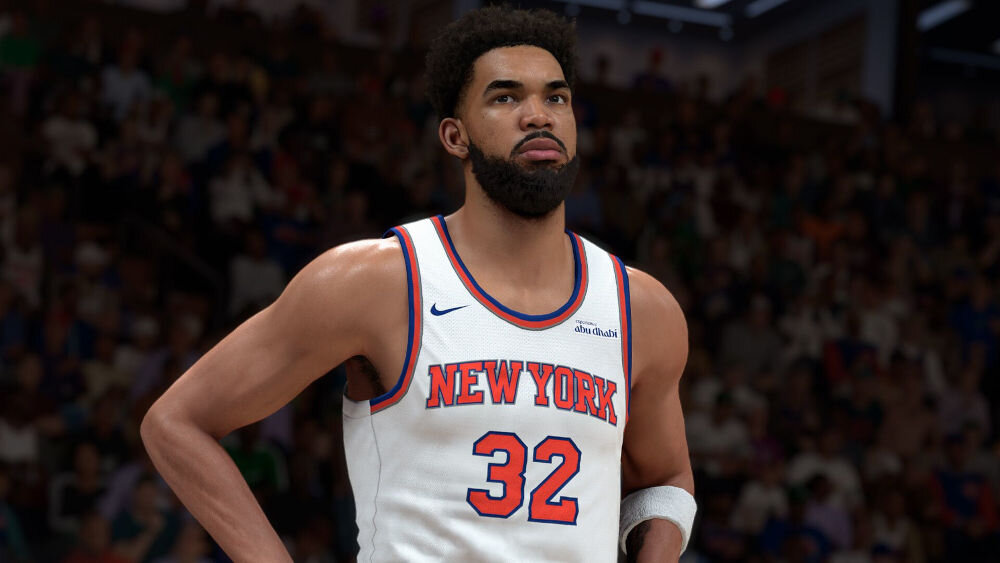 NBA 2K26 Gra NINTENDO SWITCH 2
						prezentacja urywku z gry mężczyzna stojący na boisku zarządzanie drużyną NBA realny wpływ na historię ligi
