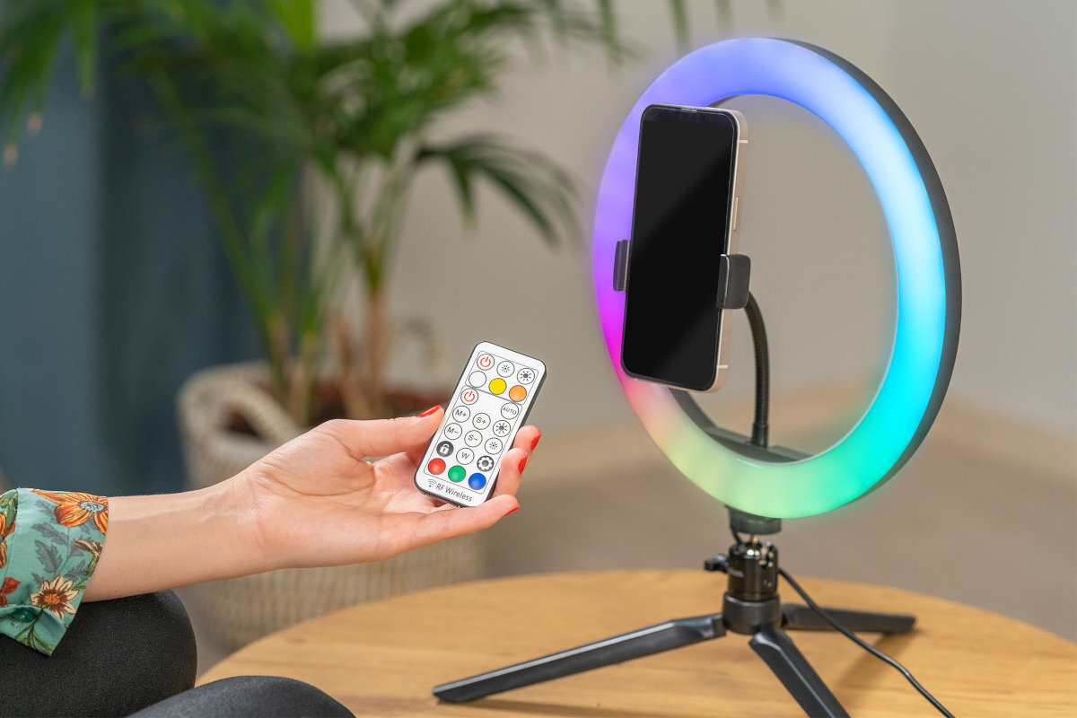 Lampa pierscieniowa LED VOGEL SF400 RGB