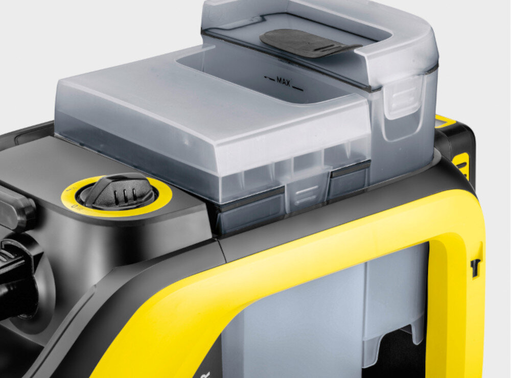 Odkurzacz KARCHER SE 3-18 Compact 1.081-500.0 dwa pojemniki pojemność czysta woda ndetergent brudna woda łatwość konserwacji higiena