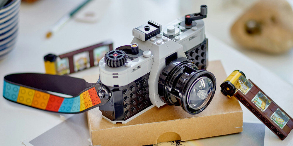 KLOCKI LEGO CREATOR 3IN1 APARAT W STYLU RETRO 31147 twórcza zabawa ozdoba pokój dzieci