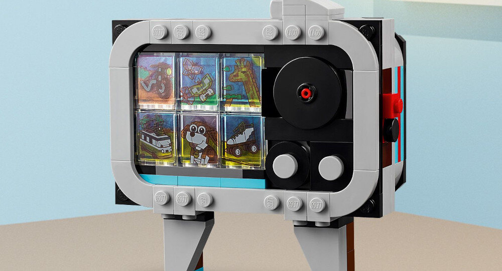 KLOCKI LEGO CREATOR 3IN1 APARAT W STYLU RETRO 31147 telewizor antena klocki retro