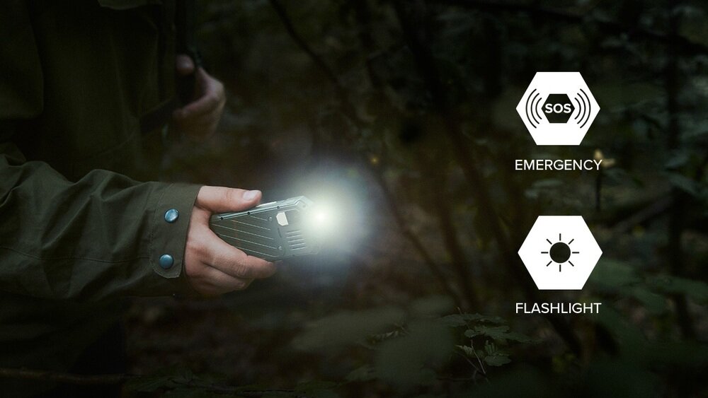 Telefon MYPHONE Hammer 6 LTE Military Edition latarka