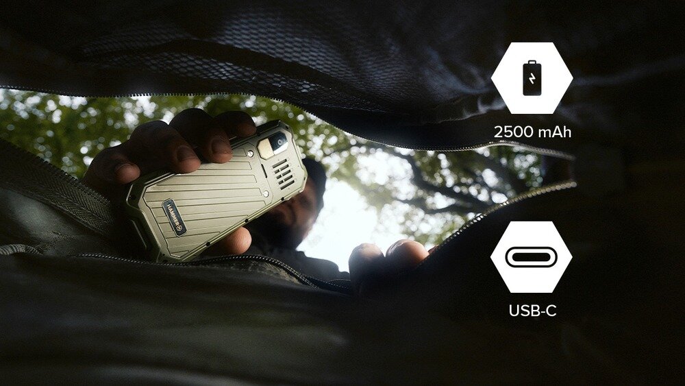 Telefon MYPHONE Hammer 6 LTE Military Edition chowany do torby