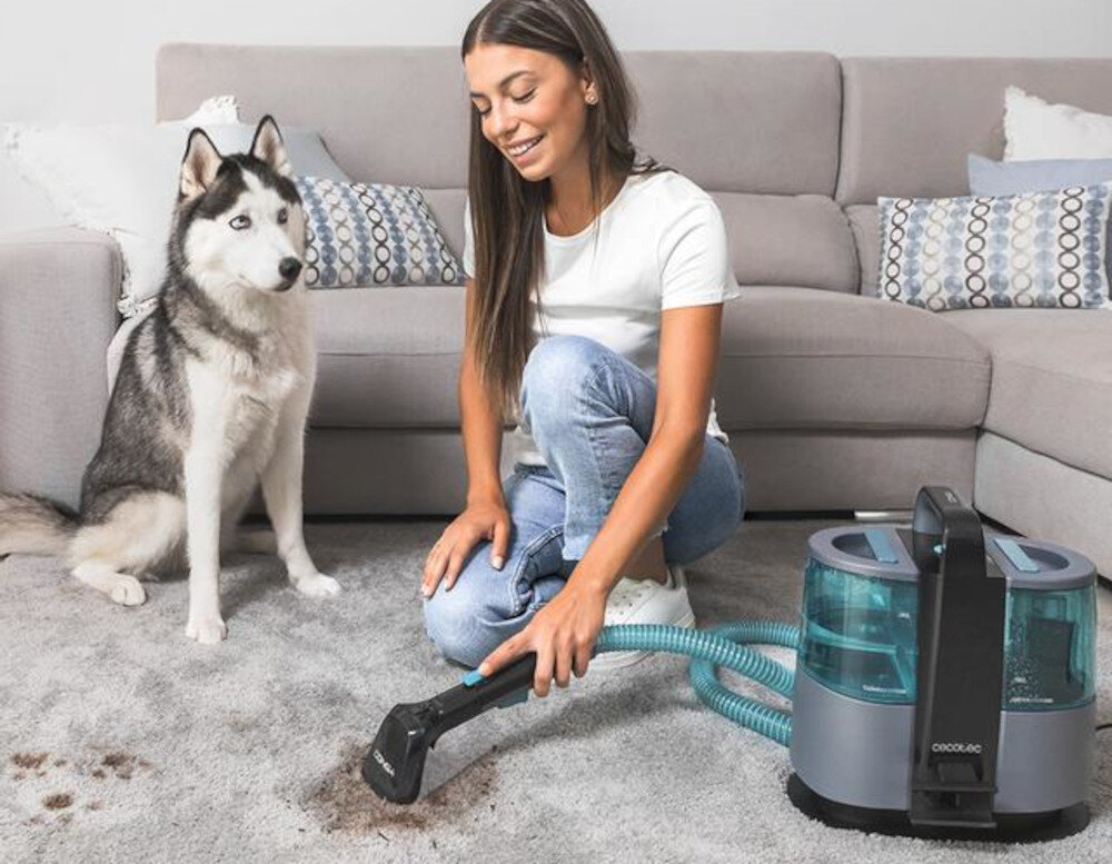 Odkurzacz piorący CECOTEC Conga 4000 Carpet & Spot Clean rozne powierzchnie dzialanie